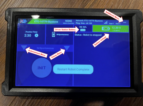Starting the Robot DS101